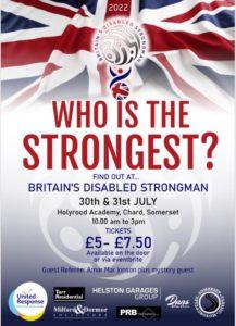 Britains strongest disabled man