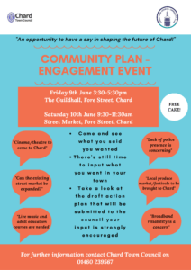 Community Plan event poster June
