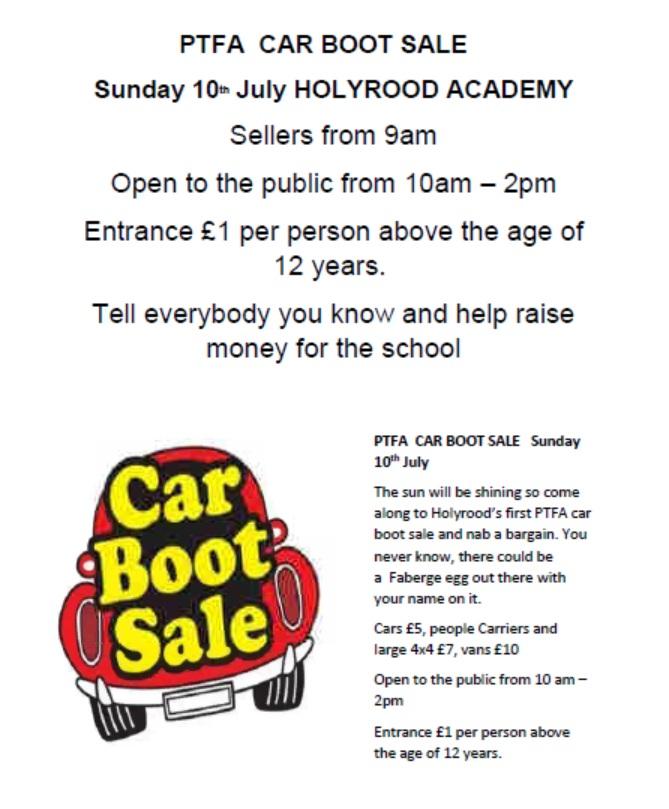 Holyrood car boot sale